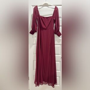 Lulus Size 2 Cranberry dress